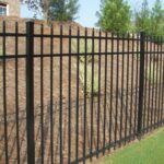 double bar iron fence canada